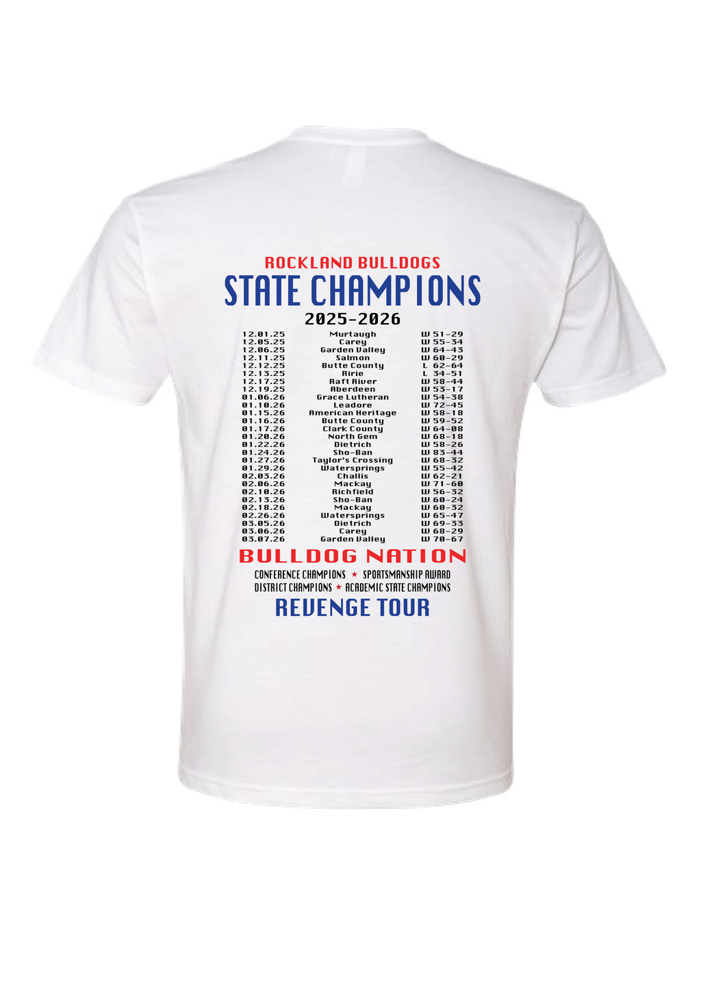 2026 Boys State Champion Shirt (Adult)